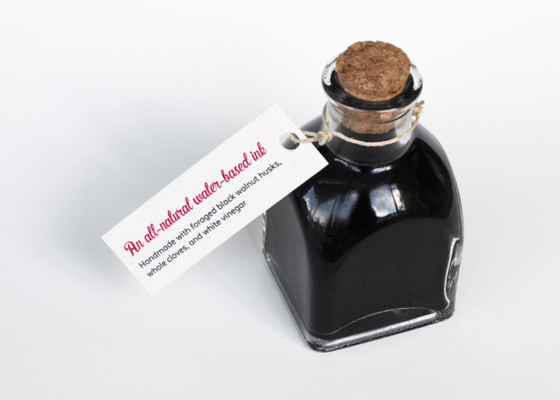 handmade black walnut ink // Sophia Adalaine and Jordan Buzzy