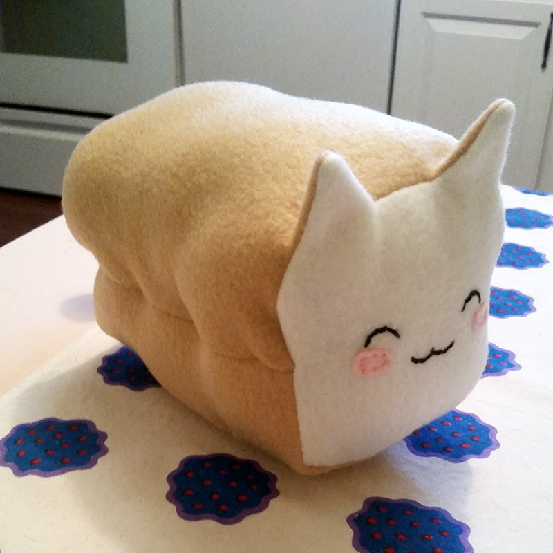 handmade Meow-Bao the Catloaf plushie