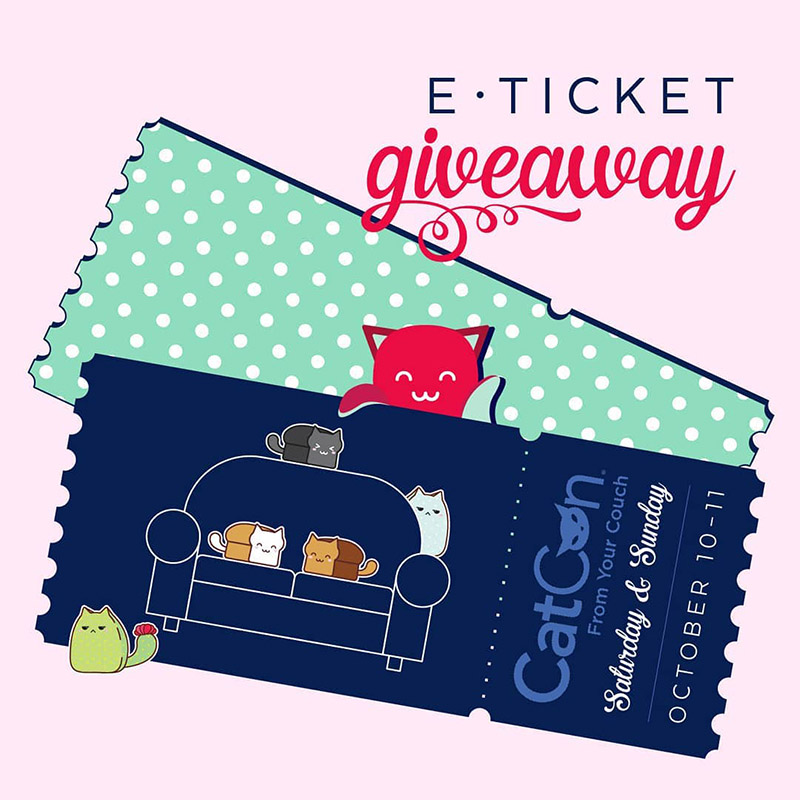 eTicket giveaway for CatCon event